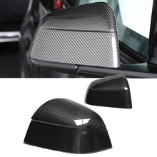 Load image into Gallery viewer, Brand New 2025-2026 Tesla Model Y Real Carbon Fiber Car Side Mirror Add On Cover Caps