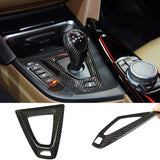 BRAND NEW 2014-2018 BMW M3 F80 & BMW M4 F82 Real Carbon Fiber Console Gear Shifter Surround Cover Trim