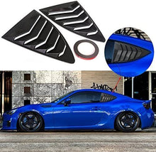 Load image into Gallery viewer, Brand New 2013-2021 SCION FR-S FRS GT86 &amp; SUBARU BRZ Carbon Fiber Look Rear Side Window Louver Cover Vent Visor