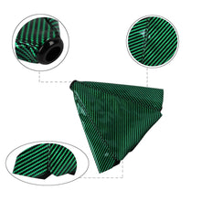 Load image into Gallery viewer, Brand New Universal Carbon Fiber Leather PVC Style Green Stitch Leather Gear Manual Shifter Shift Knob Boot