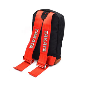 Brand New JDM TAKATA Bride Racing Red Harness Adjustable Shoulder Strap Backpack