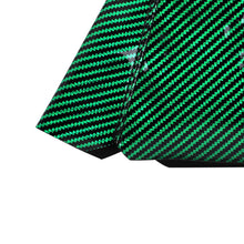 Load image into Gallery viewer, Brand New Universal Carbon Fiber Leather PVC Style Green Stitch Leather Gear Manual Shifter Shift Knob Boot