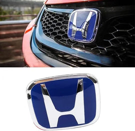 BRAND NEW 1PCS HONDA BLUE FRONT GRILLE H LOGO JDM EMBLEM FOR ACCORD 2008-2017 4DR SEDAN & 2DR COUPE