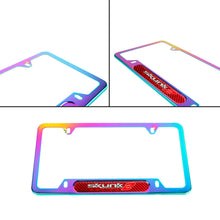 Load image into Gallery viewer, Brand New Universal 1PCS SKUNK2 Neo Chrome Metal License Plate Frame