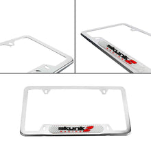 Load image into Gallery viewer, Brand New Universal 1PCS SKUNK2 Chrome Metal License Plate Frame