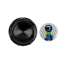 Load image into Gallery viewer, Brand New Spoon Sports Racer Black Engine Oil Cap With Real Carbon Fiber Spoon Sports Racer Sticker Emblem For Honda / Acura
