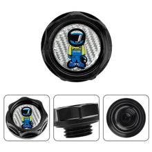 Load image into Gallery viewer, Brand New Spoon Sports Racer Black Engine Oil Cap With Real Carbon Fiber Spoon Sports Racer Sticker Emblem For Honda / Acura