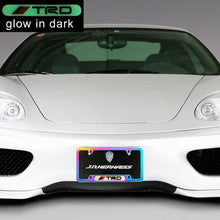 Load image into Gallery viewer, Brand New Universal 2PCS TRD Neo Chrome Metal License Plate Frame