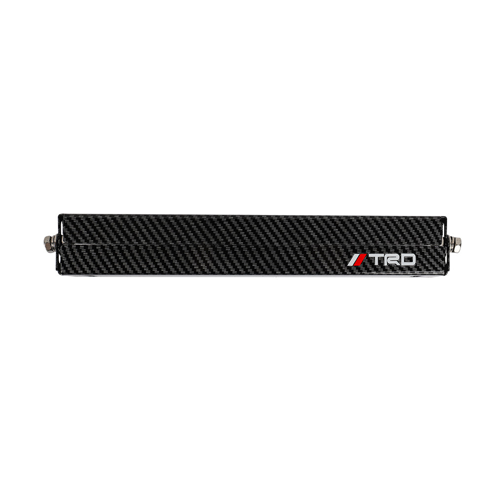 BRAND NEW 1PCS JDM TRD Carbon Fiber Look Bumper Front License Plate Holder Relocate Adjustable Bracket