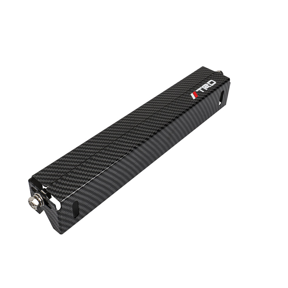 BRAND NEW 1PCS JDM TRD Carbon Fiber Look Bumper Front License Plate Holder Relocate Adjustable Bracket