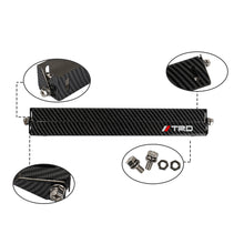 Load image into Gallery viewer, BRAND NEW 1PCS JDM TRD Carbon Fiber Look Bumper Front License Plate Holder Relocate Adjustable Bracket