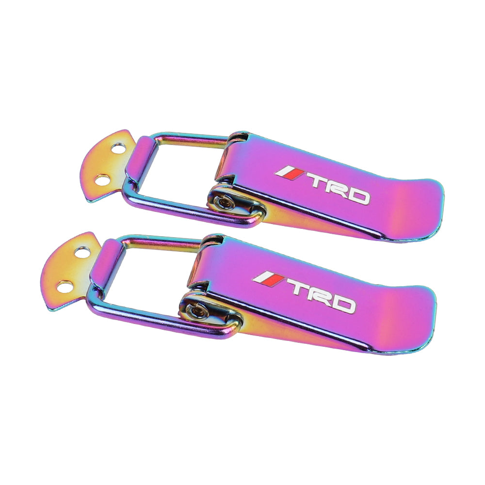 Brand New Universal TRD Neo-Chrome Car Bumper Trunk Fender Hatch Lids Quick Release Fastener 4"