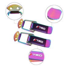 Load image into Gallery viewer, Brand New Universal TRD Neo-Chrome Car Bumper Trunk Fender Hatch Lids Quick Release Fastener 4&quot;