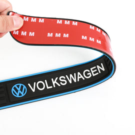 Brand New 4PCS Universal Volkswagen Blue Rubber Car Door Scuff Sill Cover Panel Step Protector