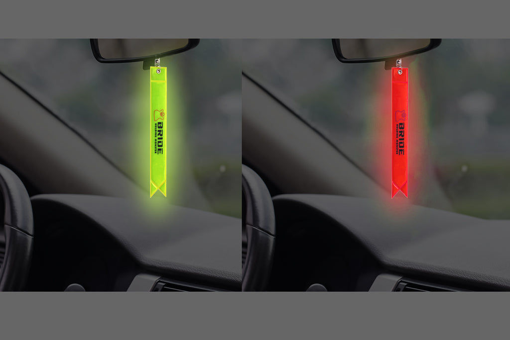 BRAND NEW JDM BRIDE REFLECTIVE STRIP DOUBLE SIDED KEYCHAIN