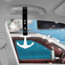 Load image into Gallery viewer, Brand New Anchor Anker White JDM TSURIKAWA Ring Subway Train Bus Handle Black Strap Charm Drift