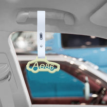 Load image into Gallery viewer, Brand New AE86 CAR Glow In The Dark Green JDM TSURIKAWA Ring Subway Train Bus Handle Black Strap Charm Drift