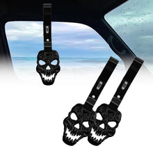 Load image into Gallery viewer, Brand New Skull Head Black JDM TSURIKAWA Ring Subway Train Bus Handle Black Strap Charm Drift