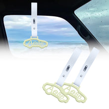 Load image into Gallery viewer, Brand New AE86 CAR Glow In The Dark Green JDM TSURIKAWA Ring Subway Train Bus Handle Black Strap Charm Drift