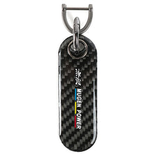 Load image into Gallery viewer, Brand New Universal 100% Real Carbon Fiber Keychain Key Ring Mugen Power