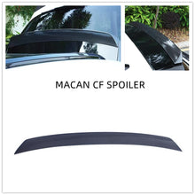 Load image into Gallery viewer, Brand New 2019-2021 PORSCHE MACAN Real Carbon Fiber Rear Upper Deck Trunk Lid Spoiler Wing