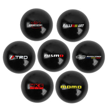 Load image into Gallery viewer, BRAND NEW UNIVERSAL TRD JDM Aluminum Black Round Ball Manual Gear Stick Shift Knob Universal M8 M10 M12