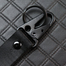 Load image into Gallery viewer, BRAND New JDM TRD Black Racing Keychain Metal key Ring Hook Strap Lanyard Universal