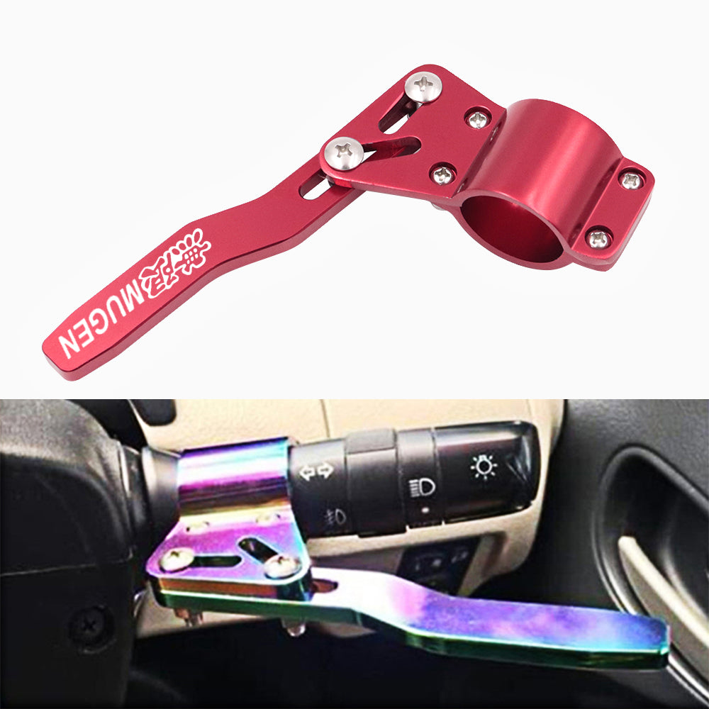 Brand New Mugen Universal Car Turn Signal Lever Red Extender Steering Wheel Turn Rod Position Up