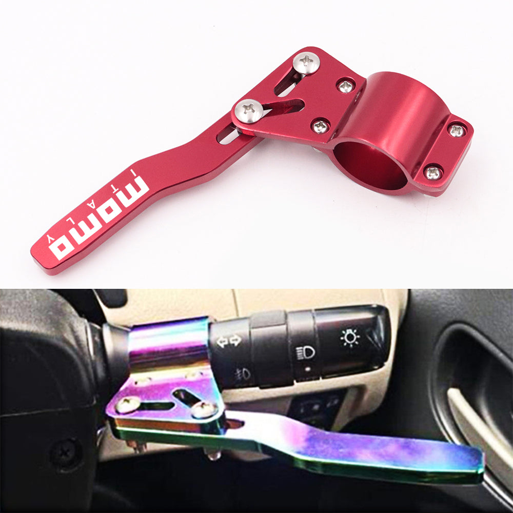 Brand New Momo Universal Car Turn Signal Lever Red Extender Steering Wheel Turn Rod Position Up