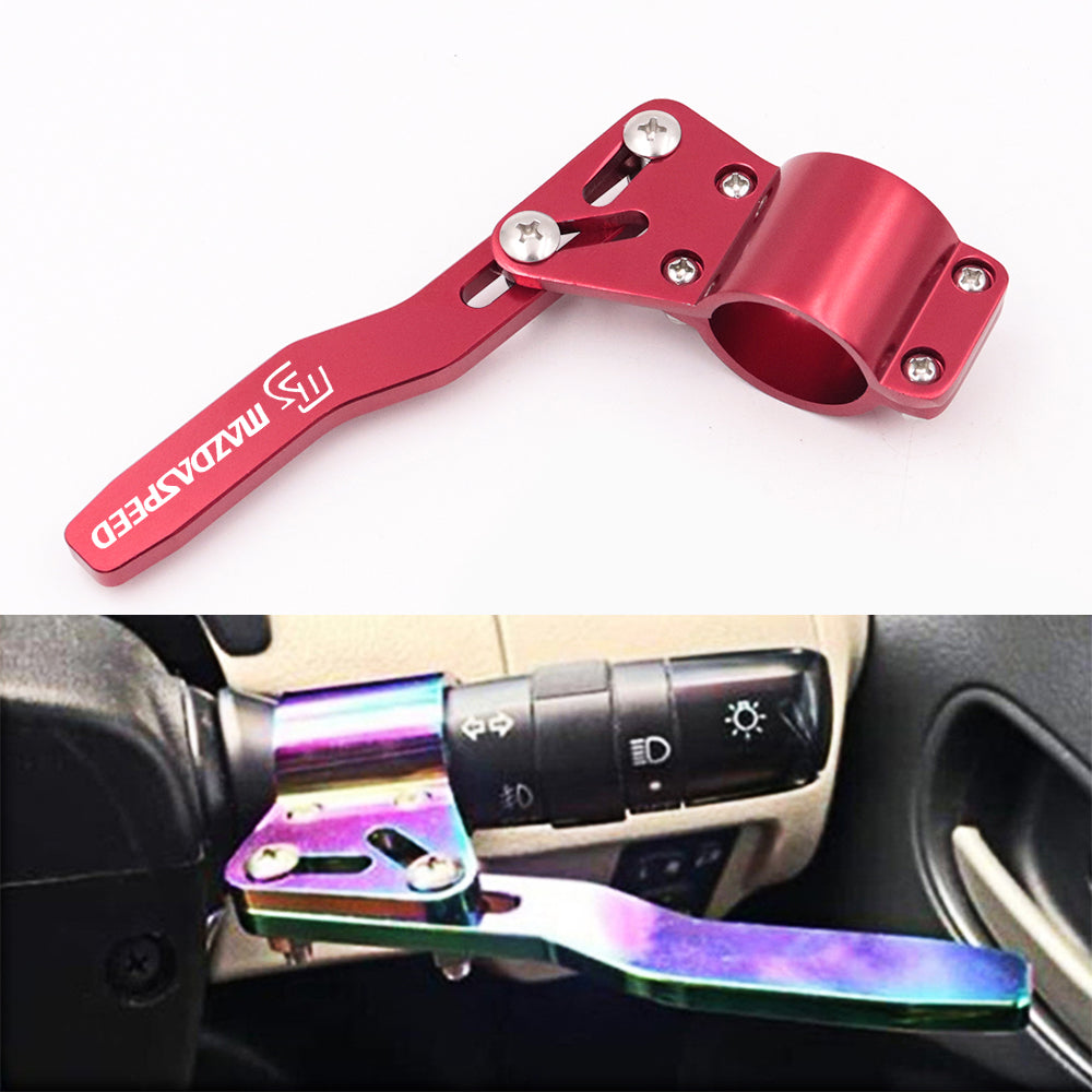 Brand New Mazdaspeed Universal Car Turn Signal Lever Red Extender Steering Wheel Turn Rod Position Up