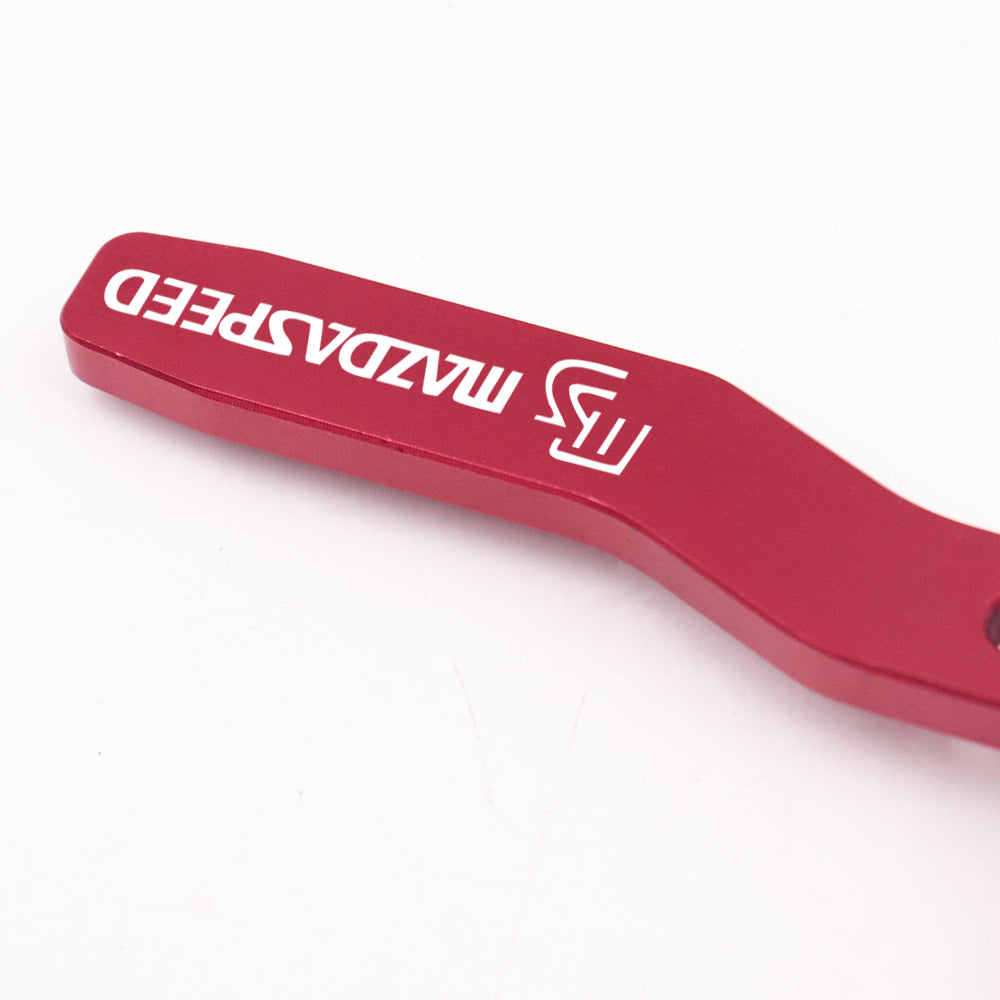 Brand New Mazdaspeed Universal Car Turn Signal Lever Red Extender Steering Wheel Turn Rod Position Up