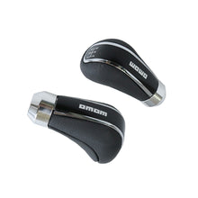 Load image into Gallery viewer, BRAND NEW UNIVERSAL 5 Speed Leather Momo Aluminum Manual Shift Knob Gear Stick Shifter Lever M8 M10 M12