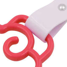 Load image into Gallery viewer, Brand New Cloud Handle Red JDM TSURIKAWA Ring Subway Train Bus Black Handle Strap Charm Drift