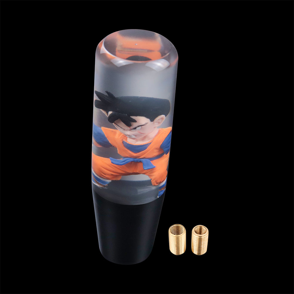 Brand New Universal Anime Dragon Ball Z Character Crystal Clear Stick Car Manual Gear Shift Knob Shifter Lever Cover