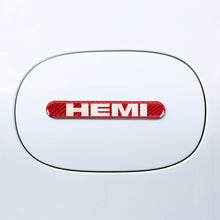 Load image into Gallery viewer, Brand New 1PCS HEMI Real Carbon Fiber Red Car Trunk Side Fenders Door Badge Scratch Guard Sticker