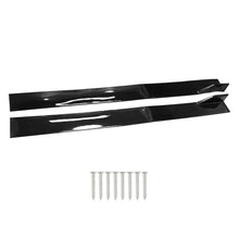 Load image into Gallery viewer, Brand New 4PCS Universal Car Side Skirt Extension Rocker Panel Body Lip Splitters Black