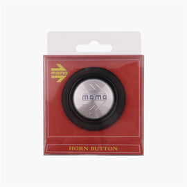 Brand New Universal Momo Car Horn Button Silver Steering Wheel Center Cap W/Packaging