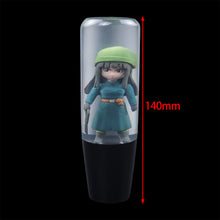 Load image into Gallery viewer, Brand New Universal Anime Character Crystal Clear Stick Car Manual Gear Shift Knob Shifter Lever Cover