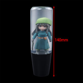 Brand New Universal Anime Character Crystal Clear Stick Car Manual Gear Shift Knob Shifter Lever Cover