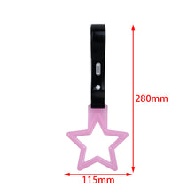 Load image into Gallery viewer, Brand New Star Pink Glows In The Dark JDM TSURIKAWA Subway Bus Handle Strap Charm Drift