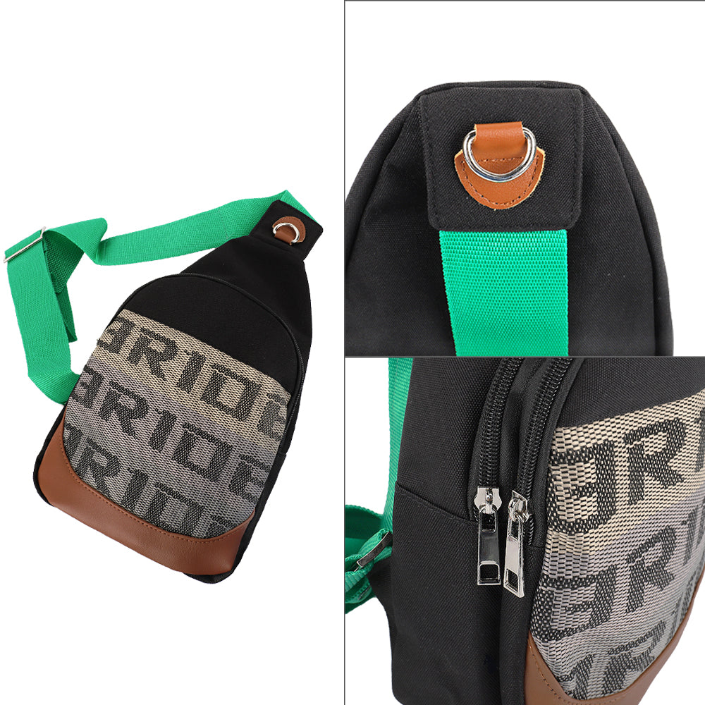 Brand New JDM BRIDE GREEN Backpack Molle Tactical Sling Chest Pack Shoulder Waist Messenger Bag
