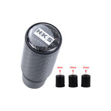 Load image into Gallery viewer, Brand New Universal HKS Black Real Carbon Fiber Racing Gear Stick Shift Knob For MT Manual M12 M10 M8