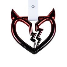 Load image into Gallery viewer, Brand New Devil Broken Heart Shaped Rainbow JDM TSURIKAWA Subway Bus White Handle Strap Charm Drift
