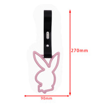 Load image into Gallery viewer, Brand New Playboy Bunny Shaped Pink JDM TSURIKAWA Subway Bus Handle Strap Charm Drift