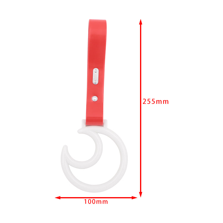 Brand New Moon White JDM TSURIKAWA Ring Subway Train Bus Handle Strap Charm Drift