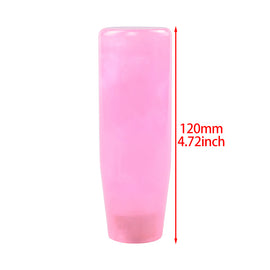 Brand New 12CM Universal Pearl Long Pink Stick Manual Car Gear Shift Knob Shifter M8 M10 M12