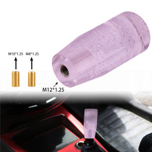 Load image into Gallery viewer, Brand New Universal 10CM Glitter Transparent Purple Manuel Shift Knob Racing Gear Shift Knob M12 M10 M8