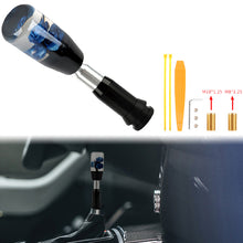 Load image into Gallery viewer, Brand New Universal JDM Crystal Rose Flowers Blue Head Automatic Car Gear Shift Knob shifter