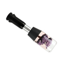 Load image into Gallery viewer, Brand New Universal JDM Crystal Rose Flowers Purple Head Automatic Car Gear Shift Knob shifter