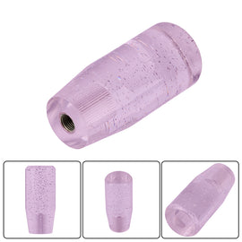 Brand New Universal 10CM Glitter Transparent Purple Manuel Shift Knob Racing Gear Shift Knob M12 M10 M8